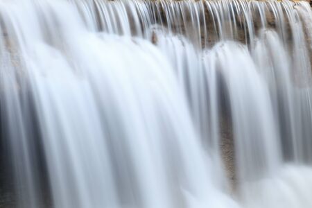 Close up waterfall in Thailandの写真素材