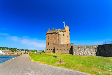 Broughty Castle Museum, Dundee, Scotland, UKのeditorial素材