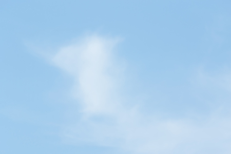 Clouds floating in the air are attractive images in a good day.の写真素材