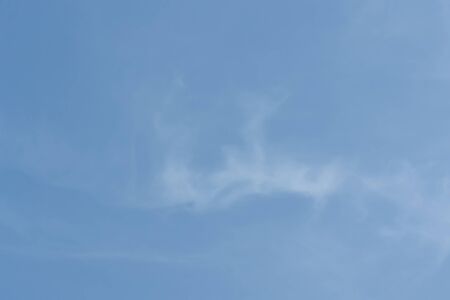 The sky with the clouds moving in the wind is a small group of clouds.
