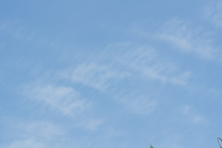 Clouds floating in the air are attractive images in a good day.の写真素材