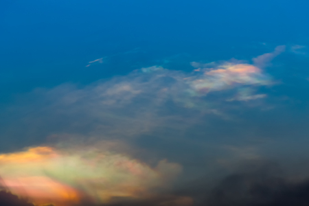 Beautiful light from the nature at sunset every day.の写真素材