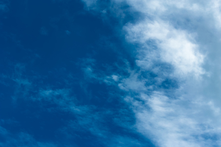 White Clouds Clear Dayの写真素材