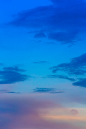 The day I saw the colorful sky.の写真素材