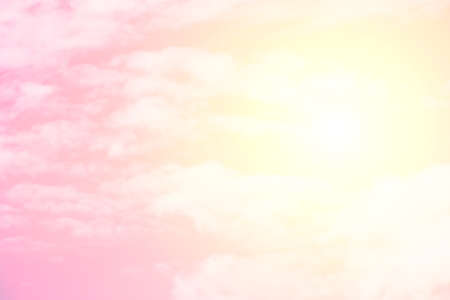 Beautiful light from the nature at sunset every day.の写真素材