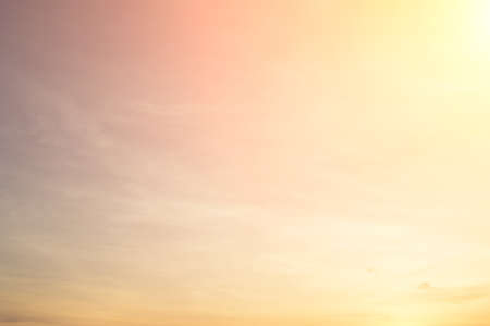 Bright colors at dawn on the beach at sunrise in the Gulf of Thailand.の写真素材