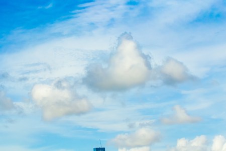 Cloud clear sky for backgroundの写真素材