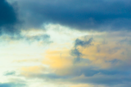 Clouds in the sky are diverse and colorful as a reward for nature.の写真素材