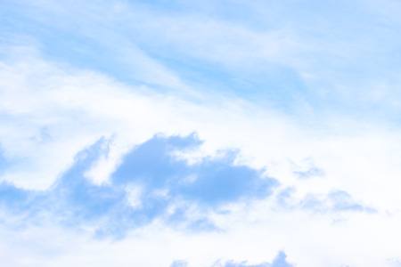The sky is blue and the sky is blue.の写真素材