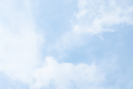 The sky is blue with the sky moving alternately.の写真素材