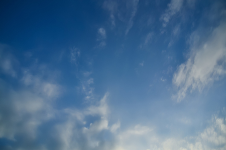Clouds are shaped in a way that changes shape and movement.の写真素材