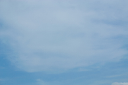 The sky is blue with the sky moving alternately.の写真素材