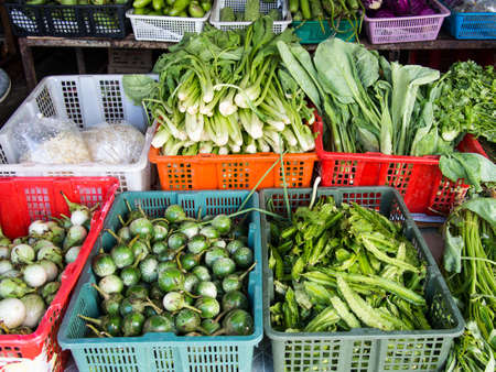 Local market at Koh Phanganの写真素材