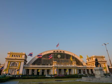 Bangkok, Thailand - January 30, 2016. The Railway Station Hua Lamphong Station