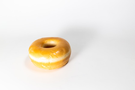 Sweet Donut on white Backgroundの写真素材