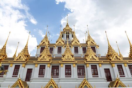 Temple, Loha Prasat - Wat Ratchanatda Bangkok,Thailand