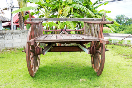 Timber and old appliances in Thailand.の写真素材