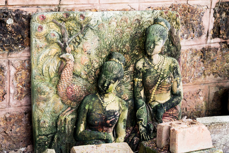 Old Woman statueの写真素材