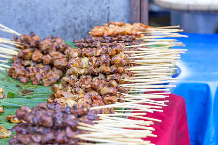 Fresh tasty meat cooked on the grillの写真素材