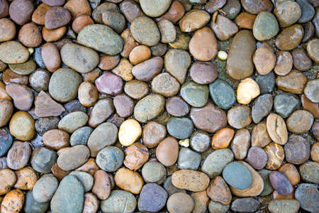Sea stones background.