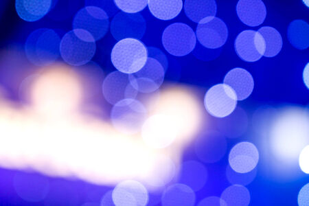 defocused bokeh lights