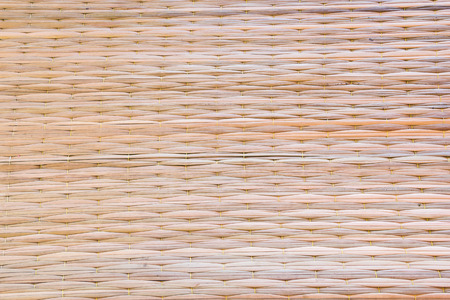 Texture of native thai style weave sedge mat background - made from papyrus