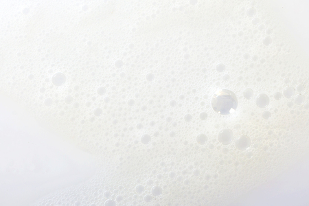 Soapsuds background with air bubbles abstract textureの写真素材