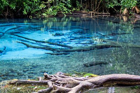Emerald Pool. Krabi, Thailandの写真素材