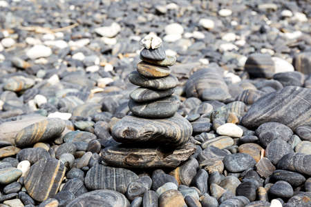 Beautiful pebbles on Koh Hin Ngam , Andaman sea,Thailand