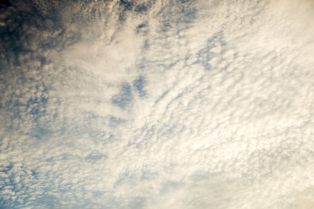 clouds in the blue sky 