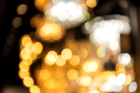 defocused bokeh lights