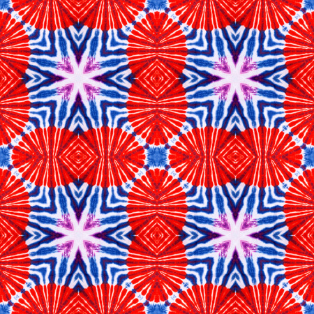 Background of Thai style fabric patternの写真素材