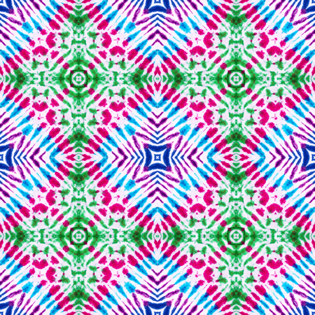 Background of Thai style fabric patternの写真素材