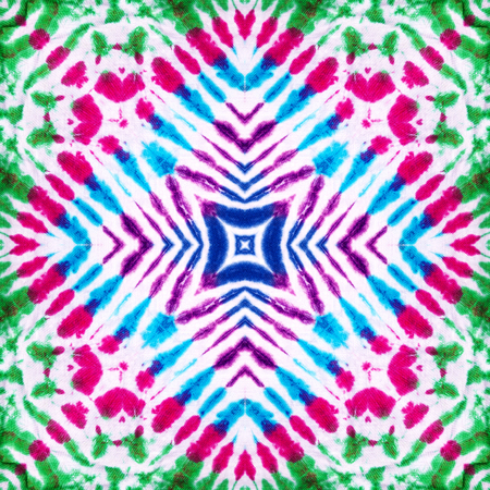 Background of Thai style fabric patternの写真素材