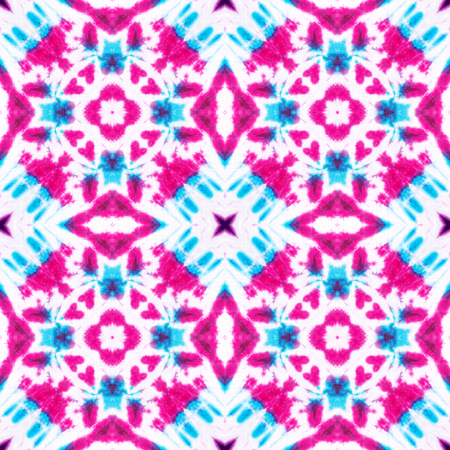 Background of Thai style fabric patternの写真素材