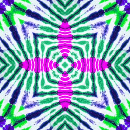 Background of Thai style fabric patternの写真素材
