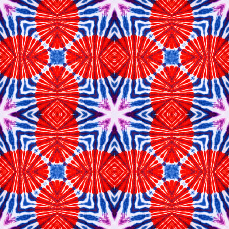 Background of Thai style fabric patternの写真素材
