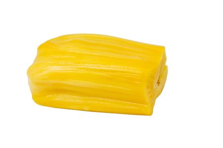 Jackfruit isolated on white backgroundの写真素材
