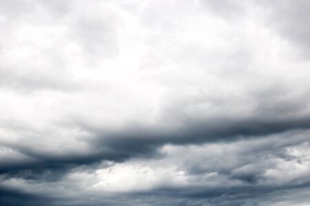 Black clouds. Rain Clouds on the skyの写真素材