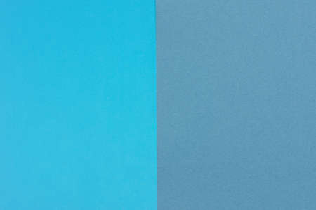 colour paper background with blank light blue paper and indigo blue paper for background.の写真素材