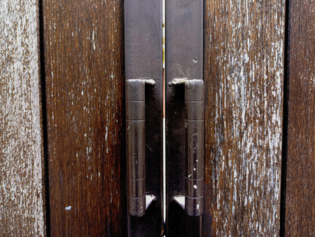 Background texture of wooden door gate