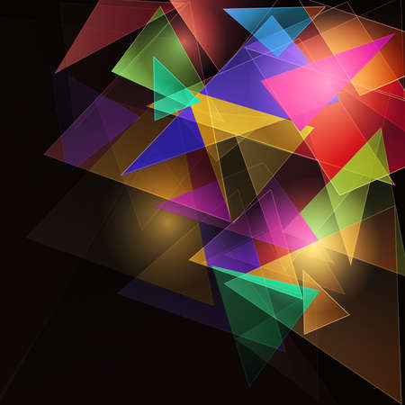 textured colorful geometric scarf design
