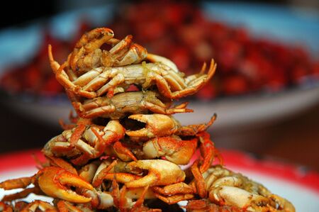 Crab foodの写真素材