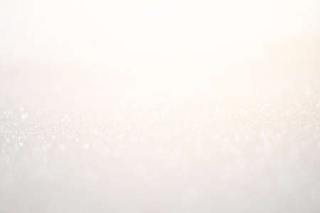 Happy New Year, Merry Christmas, celebration or holiday background concept : Shiny silver abstract background bokeh, Defocusedの写真素材