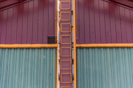 pattern on the face of a buildingの写真素材