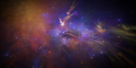 illustration new galaxy with nebel and Emissionsnebeの写真素材