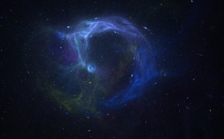 illustration new galaxy with nebel and Emissionsnebeの写真素材