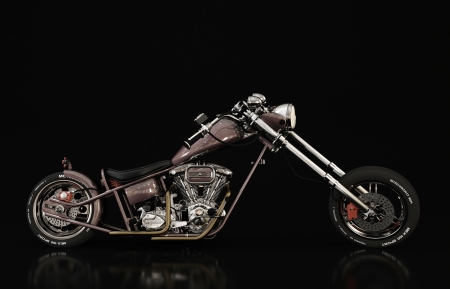3D Illustration and rendering detail motorcycle modelの写真素材
