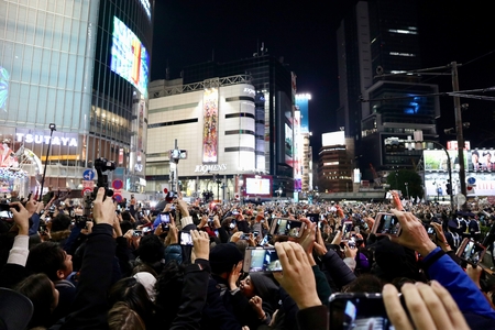 New Year in Shibuyaのeditorial素材