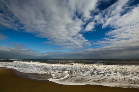 Beach with Wavesの写真素材